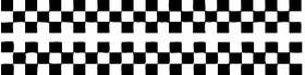 Checkered Strips Sticker