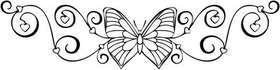 Butterfly Heart Sticker 15
