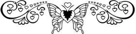Butterfly Heart Sticker 19
