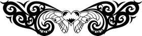 Tribal Butterfly Sticker 251