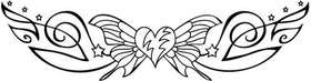 Butterfly Heart Sticker 12