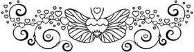 Butterfly Heart Sticker 14