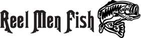 Reel Men Fish Bass Sticker