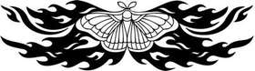 Tribal Butterfly Sticker 272