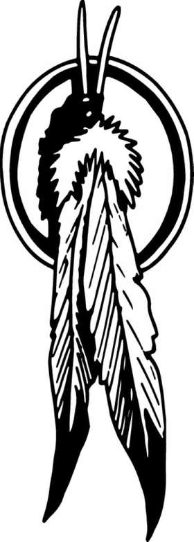 Native American Tribal Feather Sticker 22