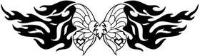 Tribal Butterfly Sticker 256