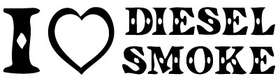 Love Diesel Smoke Sticker