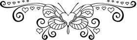 Butterfly Heart Sticker 13