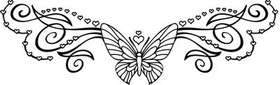 Butterfly Heart Sticker 45