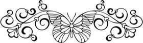 Butterfly Heart Sticker 1