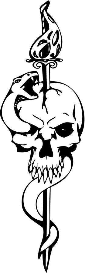 Skull Sticker 111