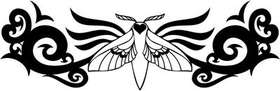 Tribal Butterfly Sticker 259