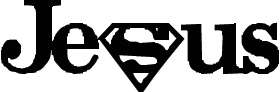Jesus Superman Sticker 4179
