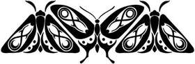 Tribal Butterfly Sticker 50