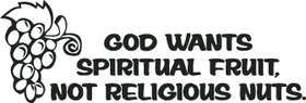 Religious Nuts Sticker 4082