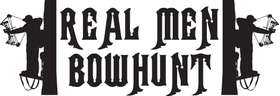 Real Men Bowhunt Sticker