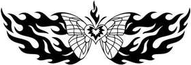 Tribal Butterfly Sticker 261