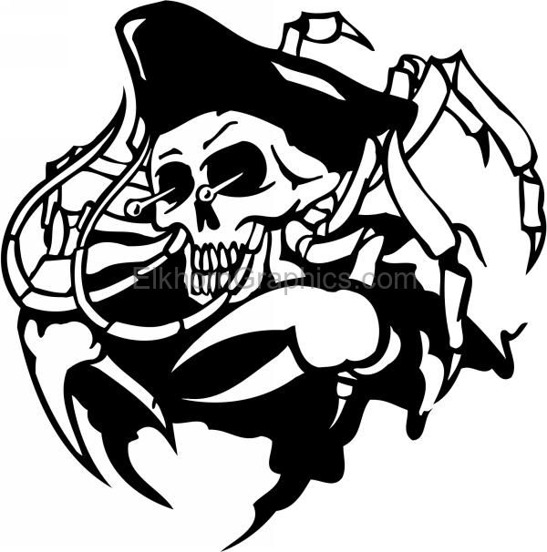 Pirate Stickers Stock Illustration by ©lenmdp #13604946