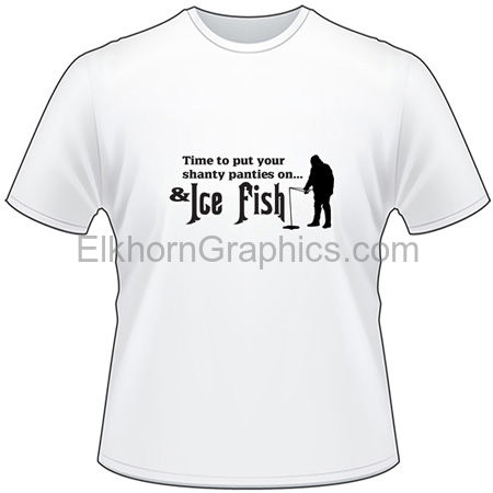 Ice Fishing T Shirt 