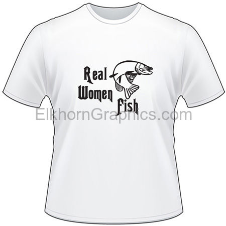 Reel Women Fish T-Shirt 6 - Women Fishing T-Shirts