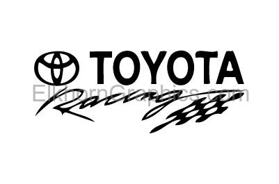 Toyota Racing Sticker - Racing Stickers